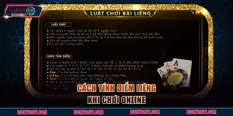 Cách tính điểm liêng khi chơi online